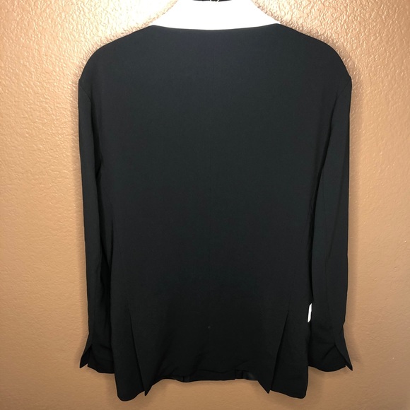 Paris Georgia Basil Jacket Black White Tuxedo - Picture 6 of 7